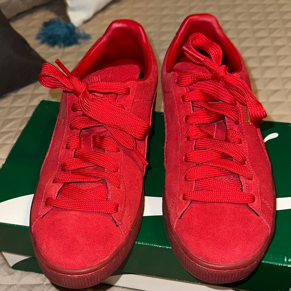Puma Classic Red Sneakers Men 8 1/2 - Picture 6 of 6